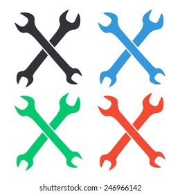 repair icon - colored vector illustration