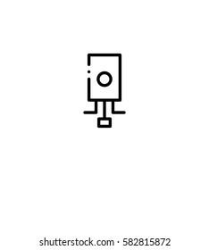 Repair icon. Construction single high quality outline symbol for web design or mobile app. Thin line sign for design logo. Black outline pictogram on white background