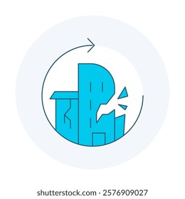 Repair Icon. Fixing and Maintenance Illustration for Sustainable Resource Management.