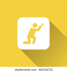 repair icon. flat design