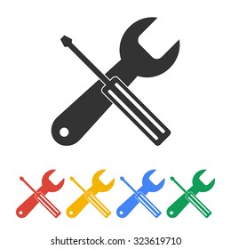 Repair Icon. Flat design style. Vector EPS 10