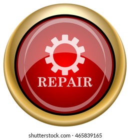 Repair icon. Internet button on white background. EPS10 vector.