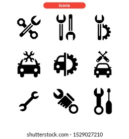 repair icon isolated sign symbol vector illustration - Collection of high quality black style vector icons
