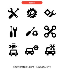 repair icon isolated sign symbol vector illustration - Collection of high quality black style vector icons
