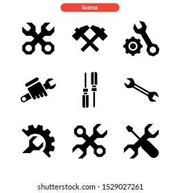 repair icon isolated sign symbol vector illustration - Collection of high quality black style vector icons
