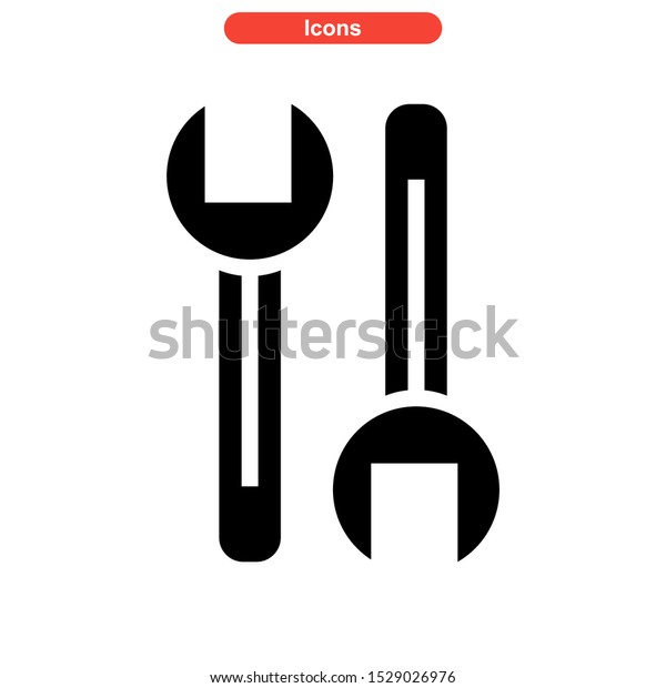 repair icon isolated\
sign symbol vector illustration - Collection of high quality black\
style vector icons\
