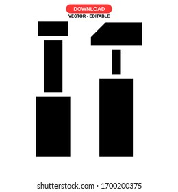 repair icon or logo isolated sign symbol vector illustration - high quality black style vector icons
