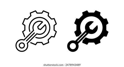 Reparatursymbol. für mobiles Konzept und Webdesign. Vektorillustration