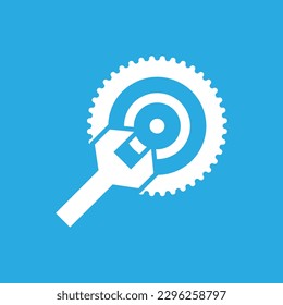 icono de reparación en fondo blanco, ilustración vectorial