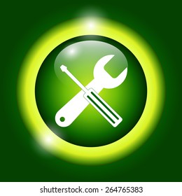 Repair Icon. Service  simbol. Tools singn. 