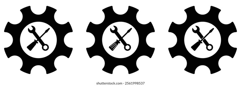Repair icon, service tool icon vector illustration eps 10.