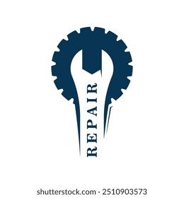 Repair icon, service tools icon vector symbol isolated illustration white background
