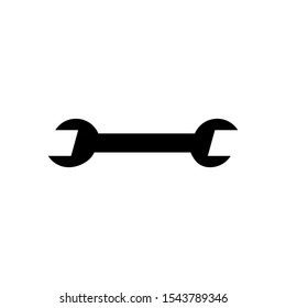 Repair icon. Spanner logo design element. vector illustration