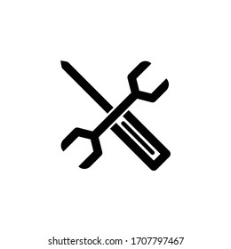 Repair Icon, Tool Kit Sign is in Line Style