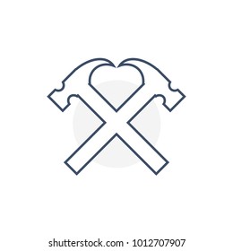 Repair Icon tools for configuration settings, maintenance service, construction, under maintenance, under construction and builder illustration concept