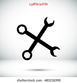 repair icon, vector best flat icon, EPS