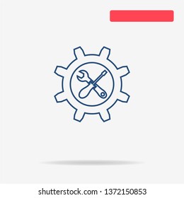 Repair icon. Vector concept illustration for design.