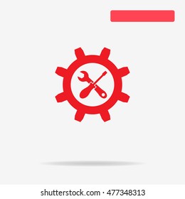 Repair icon. Vector concept illustration for design.