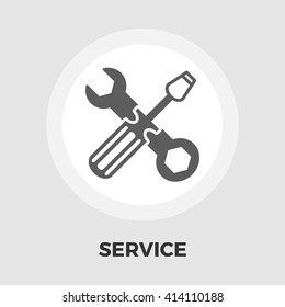 Repair icon vector. Flat icon isolated on the white background. Editable EPS file. Vector illustration.
