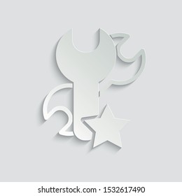  Repair Icon vector paper icon