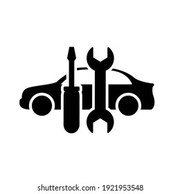 Repair icon vector. Service center symbol. fix illustration sign. read logo.