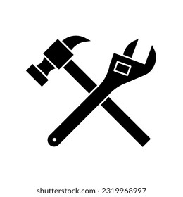 Repair icon vector. Service center symbol. fix illustration sign. read logo.