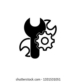 Repair Icon vector. settings icon vector