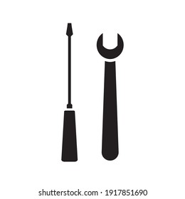 Repair icon vector. Tools icon on white background