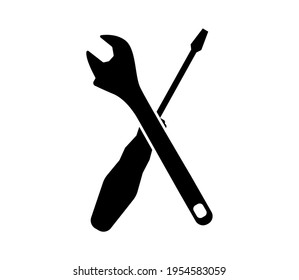 Repair icon vector. Tools icon symbol isolated