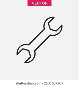 repair icon vector, Wrench icon vector trendy style illustration for web and app on white background..eps