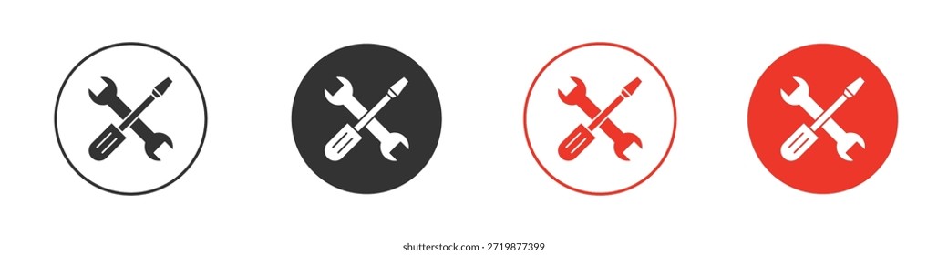Icono de reparación. diseño de Vector de Web