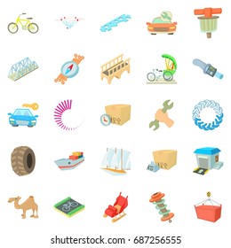 Repair icons set. Cartoon set of 25 repair icons for web isolated on white background