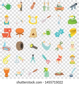 Repair icons set. Cartoon style of 36 repair vector icons for web for any design