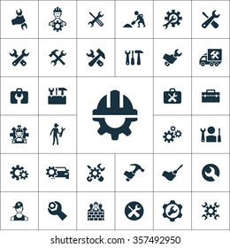 Repair Icons Vector Set