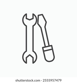 Repair isolated icon. vector illustration.