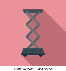 Repair jack-screw icon. Flat illustration of repair jack-screw vector icon for web design
