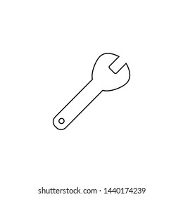 Repair key icon. Work symbol