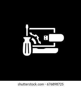 Repair Kit Icon. Flat Design Isolated Illustration.