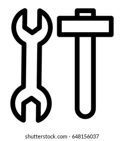 Repair Line Vector Icon