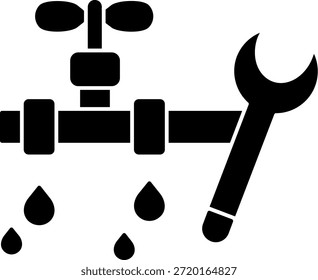 Línea de reparación de diseño de icono de Vector