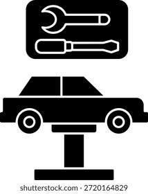 Línea de reparación de diseño de icono de Vector