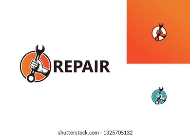 Repair Logo Template Design Vector, Emblem, Design Concept, Creative Symbol, Icon