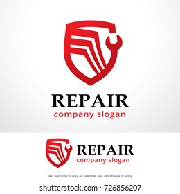 Repair Logo Template Design Vector, Emblem, Design Concept, Creative Symbol, Icon