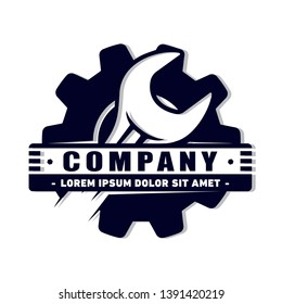 Repair logo. Vector and illustration.