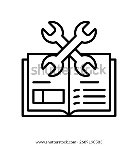 Repair manual icon in the user manual
