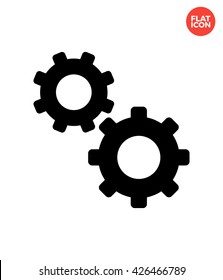 Repair Parts Icon Flat Style Isolated Vector Illustration