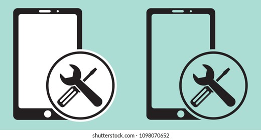 Repair phone icon