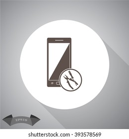 repair phone  icon.