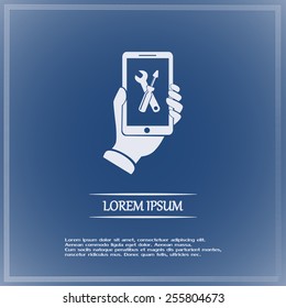 repair phone vector icon