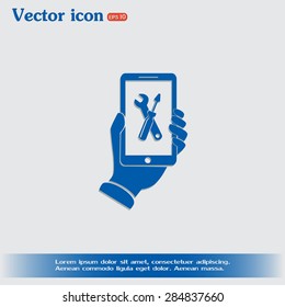 repair phone vector icon